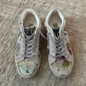 Vintage Havana Gray and Multicolor Women's Sneakers